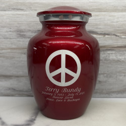 Customer Gallery - Peace Sharing Urn - Ruby Red