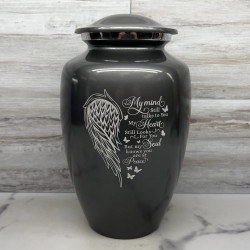 Customer Gallery - At Peace Cremation Urn - Gunmetal Gray