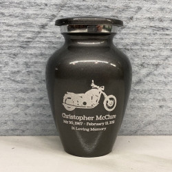 Customer Gallery - Motorcycle Keepsake Urn - Gunmetal Gray