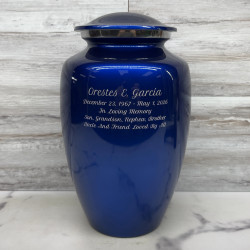 Customer Gallery - Midnight Blue Cremation Urn