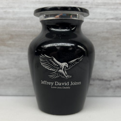 Customer Gallery - Eagle Keepsake Urn - Jet Black