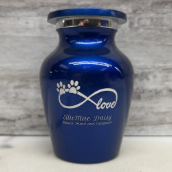 Customer Gallery - Keepsake Infinite Love Pet Cremation Urn - Midnight Blue