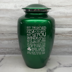 Customer Gallery - Irish Blessing Cremation Urn - Shamrock Green