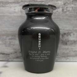 Customer Gallery - Motorcycle Gears Keepsake Urn - Gunmetal Gray