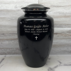 Customer Gallery - Jet Black Cremation Urn