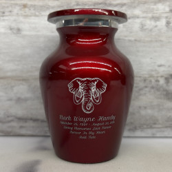 Customer Gallery - Elephant Keepsake Urn - Ruby Red
