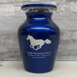 Customer Gallery - Horse Keepsake Urn - Midnight Blue