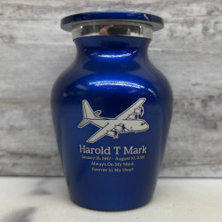 Customer Gallery - C130 Plane Keepsake Urn - Midnight Blue