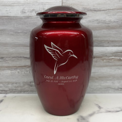 Customer Gallery - Hummingbird Cremation Urn - Ruby Red