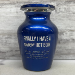 Customer Gallery - Hot Body Keepsake Urn - Midnight Blue