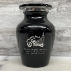 Customer Gallery - Riding with Angels Motorcycle Keepsake Urn - Jet Black
