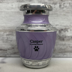 Customer Gallery - Paw Print Pet Keepsake Urn - Regal Purple