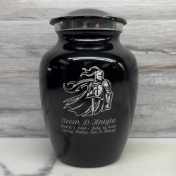 Customer Gallery - Knight Sharing Urn - Jet Black