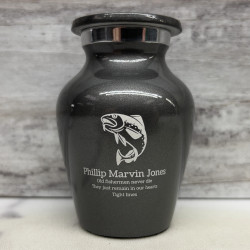 Customer Gallery - Fishing Keepsake Urn - Gunmetal Gray
