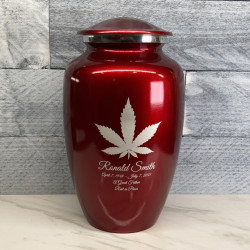 Customer Gallery - Marijuana Cremation Urn - Ruby Red