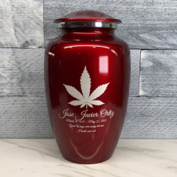 Customer Gallery - Marijuana Cremation Urn - Ruby Red