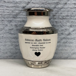 Customer Gallery - Radiant White Keepsake Urn