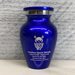 Customer Gallery - Owl Keepsake Urn - Midnight Blue