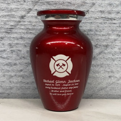 Customer Gallery - Firefighter Keepsake Urn - Ruby Red