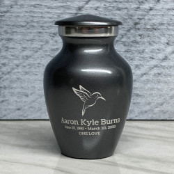 Customer Gallery - Hummingbird Keepsake Urn - Gunmetal Gray