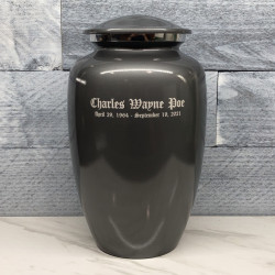 Customer Gallery - Gunmetal Gray Cremation Urn