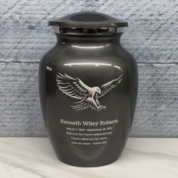Customer Gallery - Eagle Sharing Urn - Gunmetal Gray