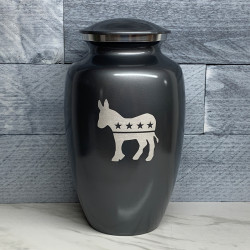 Customer Gallery - Democratic Donkey Cremation Urn - Gunmetal Gray