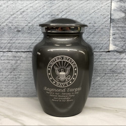 Customer Gallery - Navy Sharing Urn - Gunmetal Gray