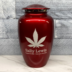 Customer Gallery - Marijuana Cremation Urn - Ruby Red