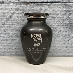 Customer Gallery - Fishing Keepsake Urn - Gunmetal Gray