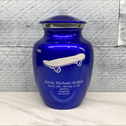 Customer Gallery - Skateboard Sharing Urn - Midnight Blue