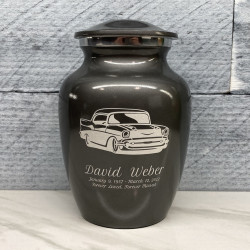 Customer Gallery - Classic Car Sharing Urn - Gunmetal Gray