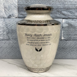 Customer Gallery - Radiant White Cremation Urn