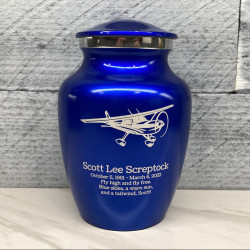 Customer Gallery - Airplane Sharing Urn - Midnight Blue