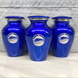 Customer Gallery - Dolphin Keepsake Urn - Midnight Blue