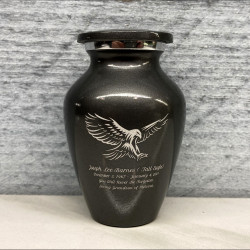 Customer Gallery - Eagle Keepsake Urn - Gunmetal Gray