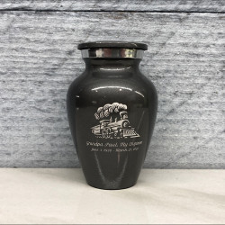 Customer Gallery - Train Keepsake Urn - Gunmetal Gray