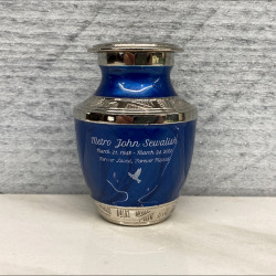 Customer Gallery - Royal Blue Keepsake Urn