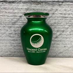 Customer Gallery - Golf Ball Keepsake Urn - Shamrock Green