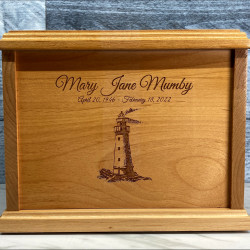 Customer Gallery - Lighthouse Cremation Urn - Signature Alder