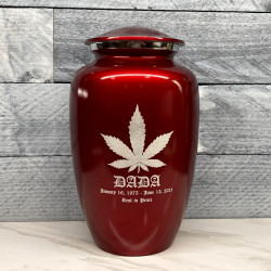 Customer Gallery - Marijuana Cremation Urn - Ruby Red