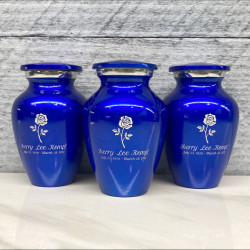 Customer Gallery - Rose Keepsake Urn - Midnight Blue