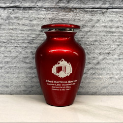 Customer Gallery - Snow Goggles Keepsake Urn - Ruby Red