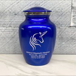 Customer Gallery - Unicorn Sharing Urn - Midnight Blue