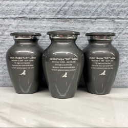 Customer Gallery - Gunmetal Gray Keepsake Urn
