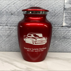 Customer Gallery - Classic Car Sharing Urn - Ruby Red
