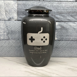 Customer Gallery - Gaming Cremation Urn - Gunmetal Gray
