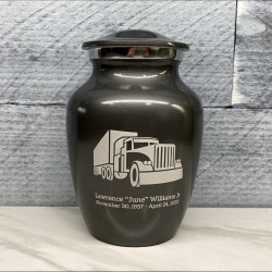 Customer Gallery - Semi Truck Sharing Urn - Gunmetal Gray