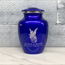 Customer Gallery - Angel Sharing Urn - Midnight Blue
