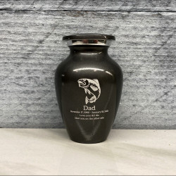 Customer Gallery - Fishing Keepsake Urn - Gunmetal Gray